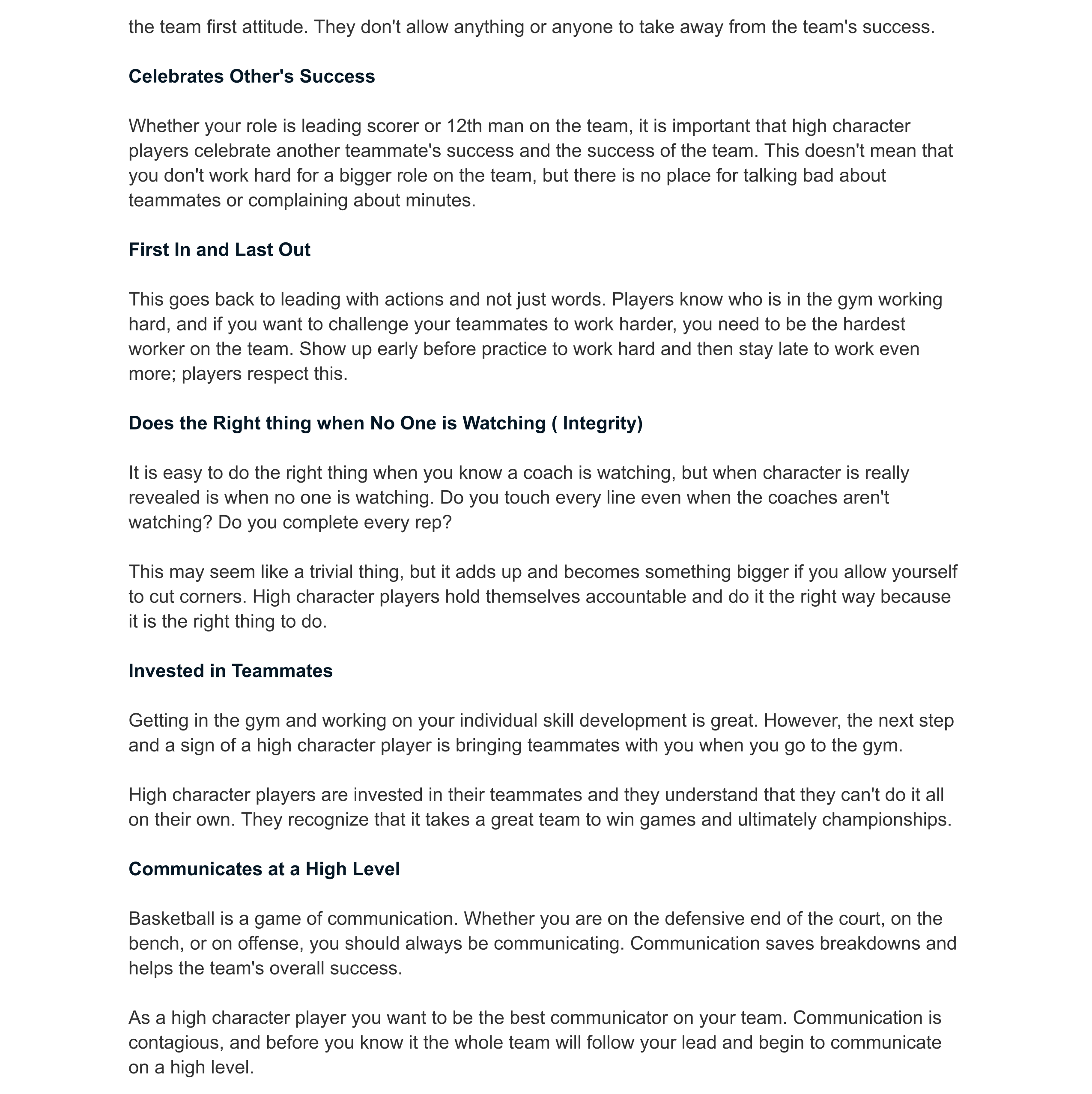 10 Characteristics of a High Character Player 2-1